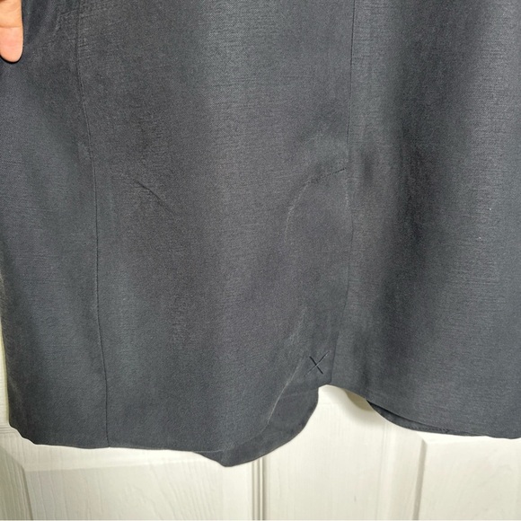 Steve Madden Womens Medium Vest Black Blazer Pockets Sleeveless Lined Midweight - Picture 8 of 11